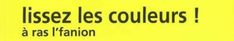 [chronique] Lissez les couleurs, de Joël Hubaut