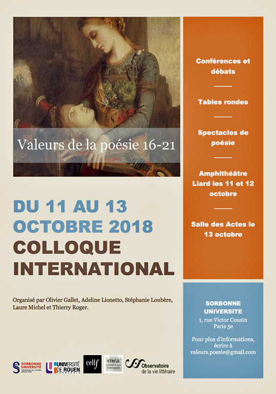 [Livre] Le Poète & le Joueur de quilles. Enquête sur la construction de la valeur de la poésie (XIVe-XXIe siècles)