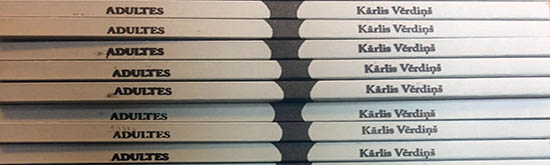 [Chronique] Kārlis Vērdiņš, Adultes, traduit du letton par Nicolas Auzanneau, par Jean Renaud