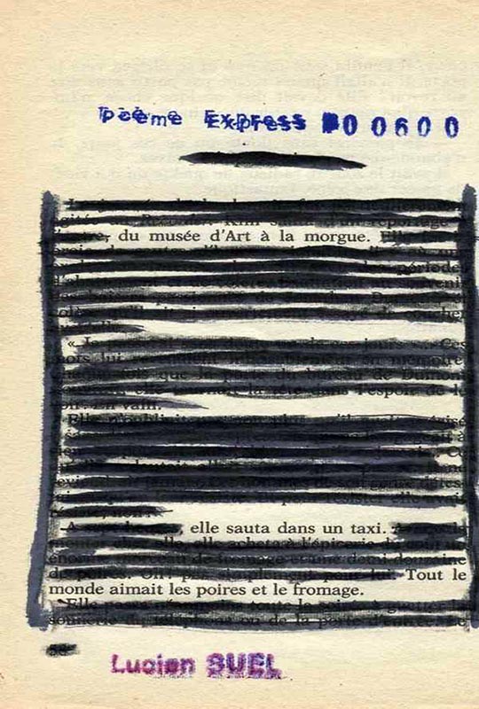 [Livre] Lucien Suel, Le Livre des poèmes express, par Fabrice Thumerel