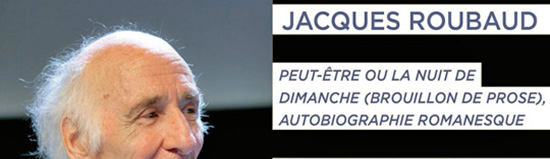 [Livre] Jacques Roubaud, Poétique, par Fabrice Thumerel